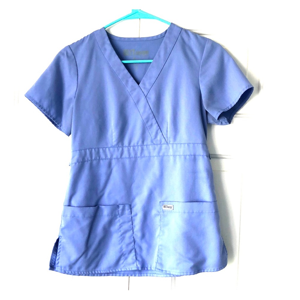 Ceil blue Grey’s Anatomy scrub tops